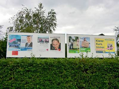 Plakate Kommunalwahl Schlangen 2009 - Plakate Kommunalwahl Schlangen 2009
