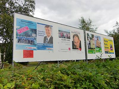 Plakate Kommunalwahl Schlangen 2009 - Plakate Kommunalwahl Schlangen 2009